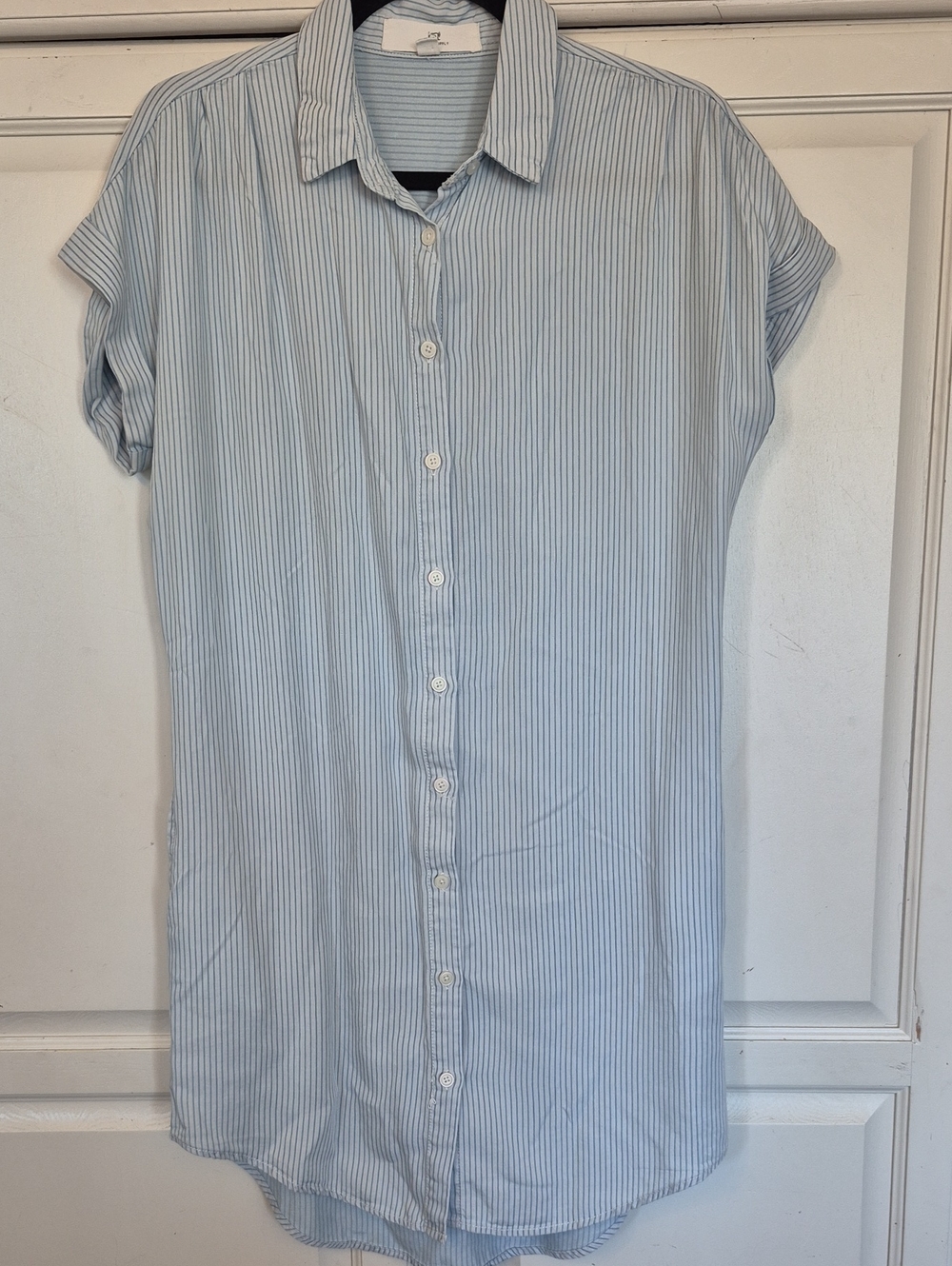 Thread & Supply Blue and White Striped Midi Dress